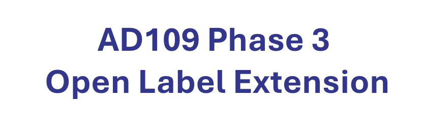 AD109 Open Label Extension